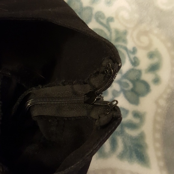 Classy Sexy Midi Black Dress - Picture 6 of 8